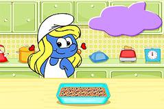 Пирог от Смурфетты - Smurfette Raspberry Cookie Bars